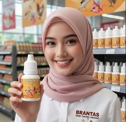 Cara Pemakaian Penggunaan Brantas Obat Cacing Unggas Ayam Bebek Entok Angsa